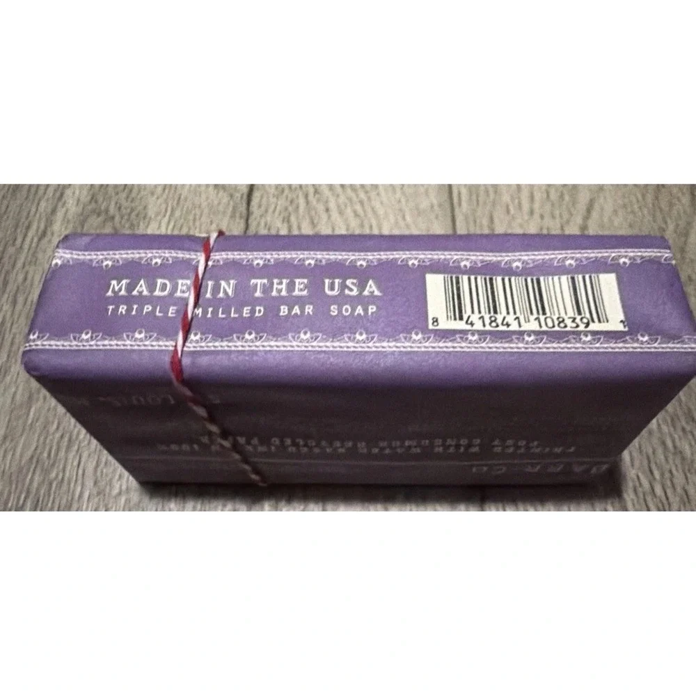 NEW Barr-Co SOAP Shop Wisteria Handcrafted 6 Oz.Bar
